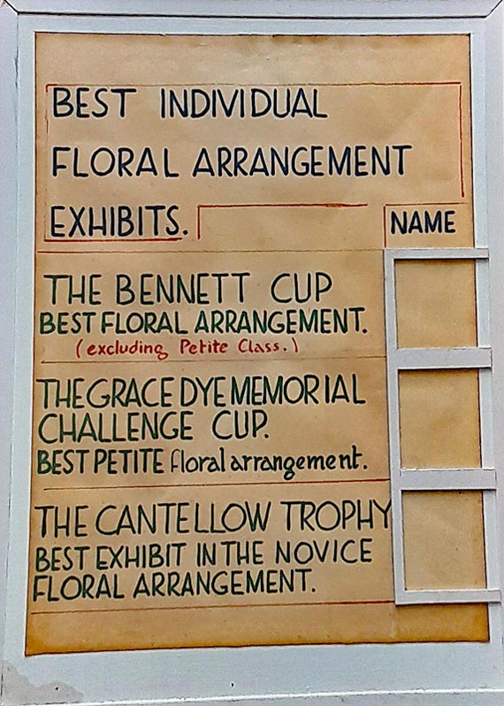 Eastney and Milton allotments - Best Individual Floral Exhibits.