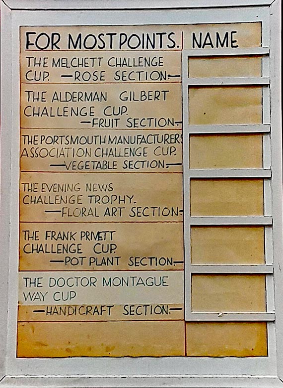 Eastney and Milton allotments - Challenge Cups.